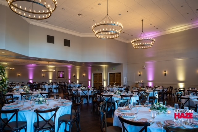 Photography: Crimson Haze Event Lighting