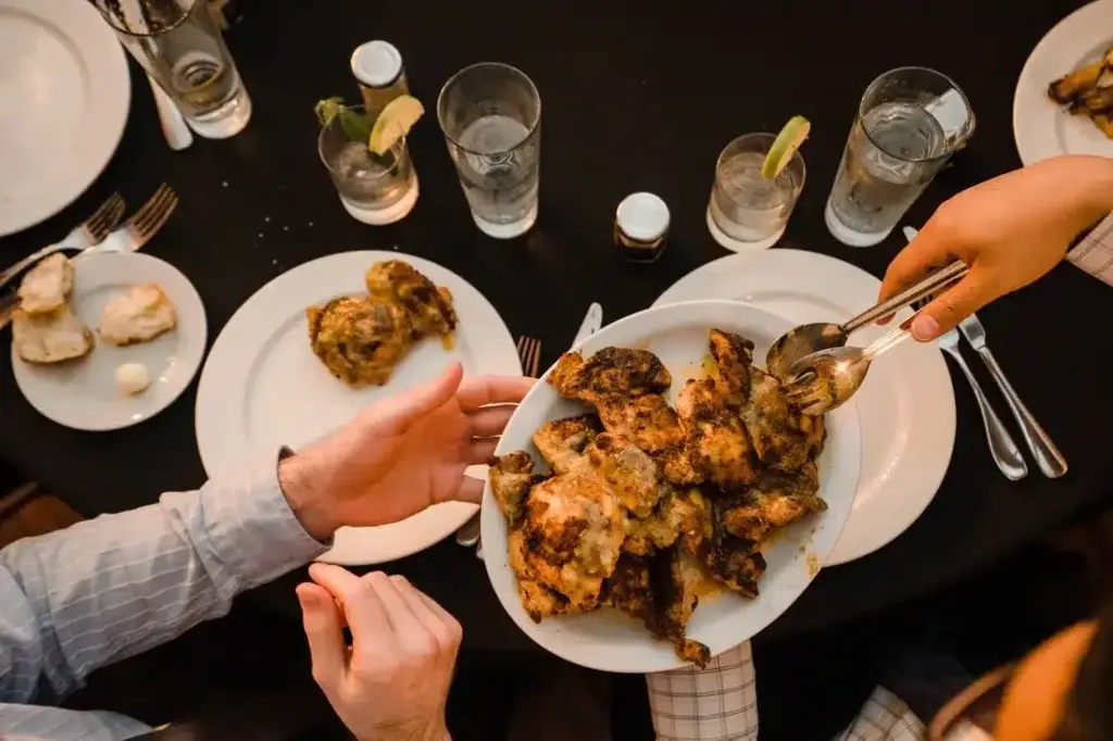 Family-style rehearsal dinner catered by Herban Feast in Seattle