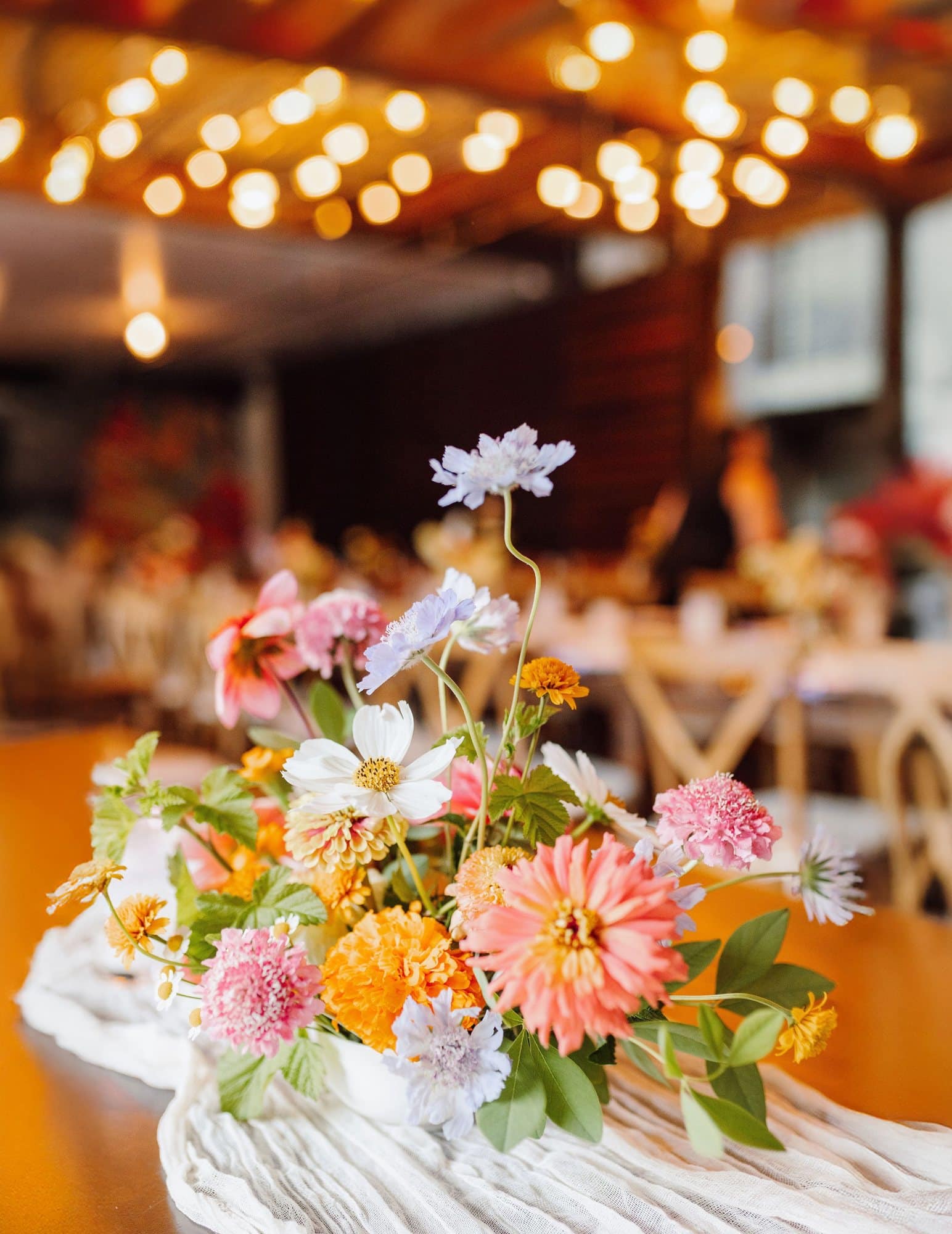 Beautifully curated florals, no separate vendor.