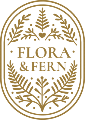Flora & Fern floral design logo