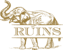The Ruins_Vertical Lockup_Gold